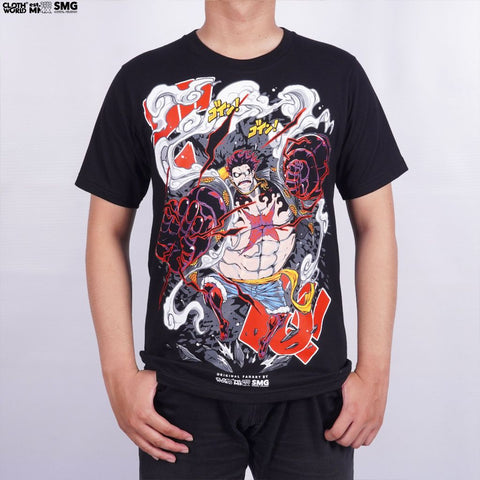 Luffy Gear 4th Boundman T-Shirt - Strawhat Pirates | One Piece Anime Luffy Gear 4th Boundman T-Shirt - Strawhat Pirates | One Piece Anime