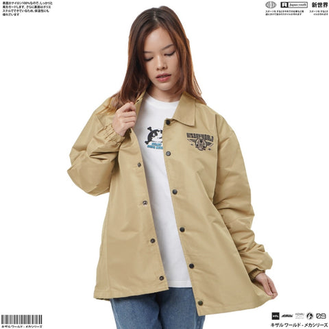 Streetwear Coach Jacket Anubis Graphic Design WORSHIPPED | Zewearsy Store Streetwear Coach Jacket Anubis Graphic Design WORSHIPPED | Zewearsy Store