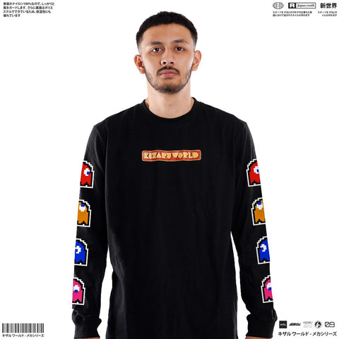 Japanese Long Sleeve T Shirt Origin GAME PACMAN | Zewearsy Store Japanese Long Sleeve T Shirt Origin GAME PACMAN | Zewearsy Store