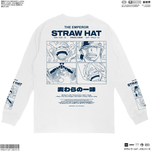 Japanese Long Sleeve T Shirt Anime One Piece MUGIWARA CREW | Zewearsy Store Japanese Long Sleeve T Shirt Anime One Piece MUGIWARA CREW | Zewearsy Store