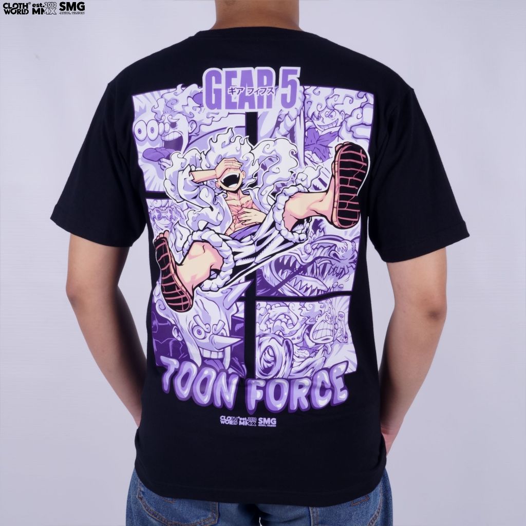 Monkey D. Luffy Gear 5 Sun God Nika T-Shirt - One Piece Anime Apparel - Zewearsy