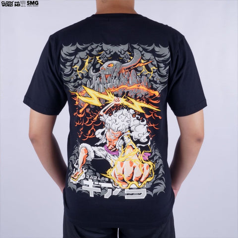 Monkey D. Luffy Gear 5 Sun God Nika T-Shirt - One Piece Anime Streetwear Monkey D. Luffy Gear 5 Sun God Nika T-Shirt - One Piece Anime Streetwear