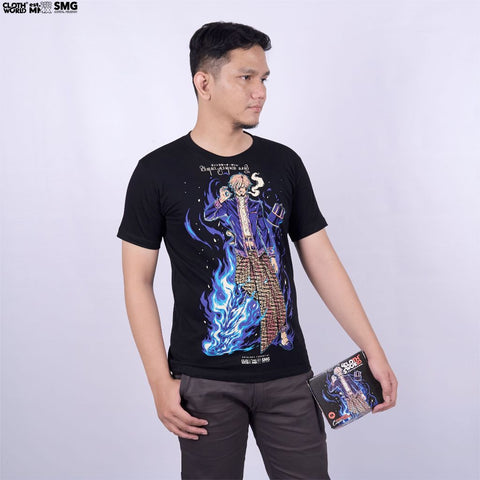 Raden Mas Sanji Black Leg T-Shirt - Local Culture Series | One Piece Anime Raden Mas Sanji Black Leg T-Shirt - Local Culture Series | One Piece Anime