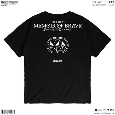 Japan Anime Short Sleeve T Shirt - One Piece ACE MEMOIR OF BRAVE | Japan Apparel | Zewearsy Store Japan Anime Short Sleeve T Shirt - One Piece ACE MEMOIR OF BRAVE | Japan Apparel | Zewearsy Store
