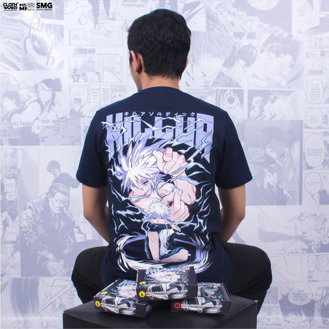 Killua Zoldyck Godspeed Mode T-Shirt - Zaoldyck & Kanmuru | Hunter x Hunter Anime Killua Zoldyck Godspeed Mode T-Shirt - Zaoldyck & Kanmuru | Hunter x Hunter Anime