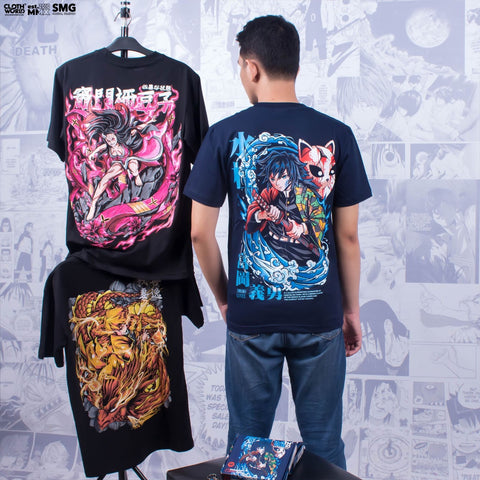 Tomioka Giyuu The Water Pillar T-Shirt - Demon Slayer Anime Apparel Tomioka Giyuu The Water Pillar T-Shirt - Demon Slayer Anime Apparel