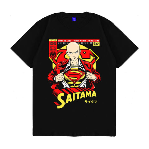 Japan Anime Short Sleeve T Shirt - One Punch Man SAITAMA | Japan Apparel | Zewearsy Store Japan Anime Short Sleeve T Shirt - One Punch Man SAITAMA | Japan Apparel | Zewearsy Store