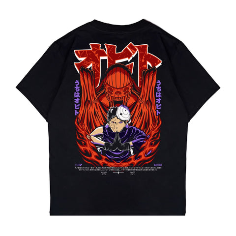 Japan Anime Short Sleeve T Shirt - Naruto UCHIHA OBITO | Japan Apparel Japan Anime Short Sleeve T Shirt - Naruto UCHIHA OBITO | Japan Apparel