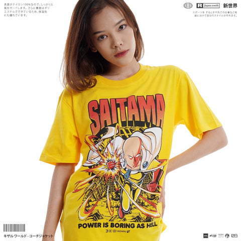 Japan Anime Short Sleeve T Shirt - One Punch Man SAITAMA | Japan Apparel | Zewearsy Store Japan Anime Short Sleeve T Shirt - One Punch Man SAITAMA | Japan Apparel | Zewearsy Store