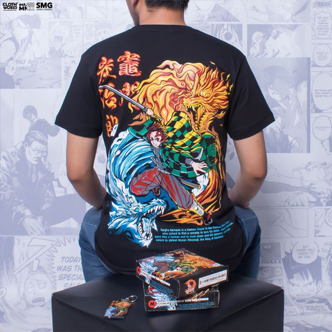 Kamado Tanjiro Sun Breathing T-Shirt - Demon Slayer | Kimetsu no Yaiba Anime Kamado Tanjiro Sun Breathing T-Shirt - Demon Slayer | Kimetsu no Yaiba Anime