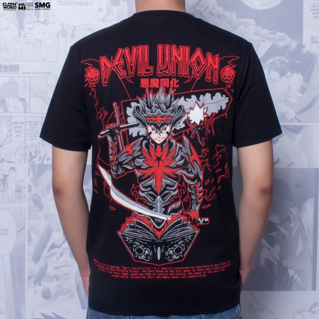 Asta Devil Union Mode T-Shirt - Black Clover Anime Apparel - Zewearsy