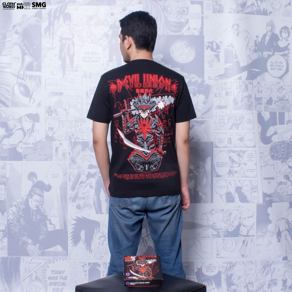 Asta Devil Union Mode T-Shirt - Black Clover Anime Apparel - Zewearsy