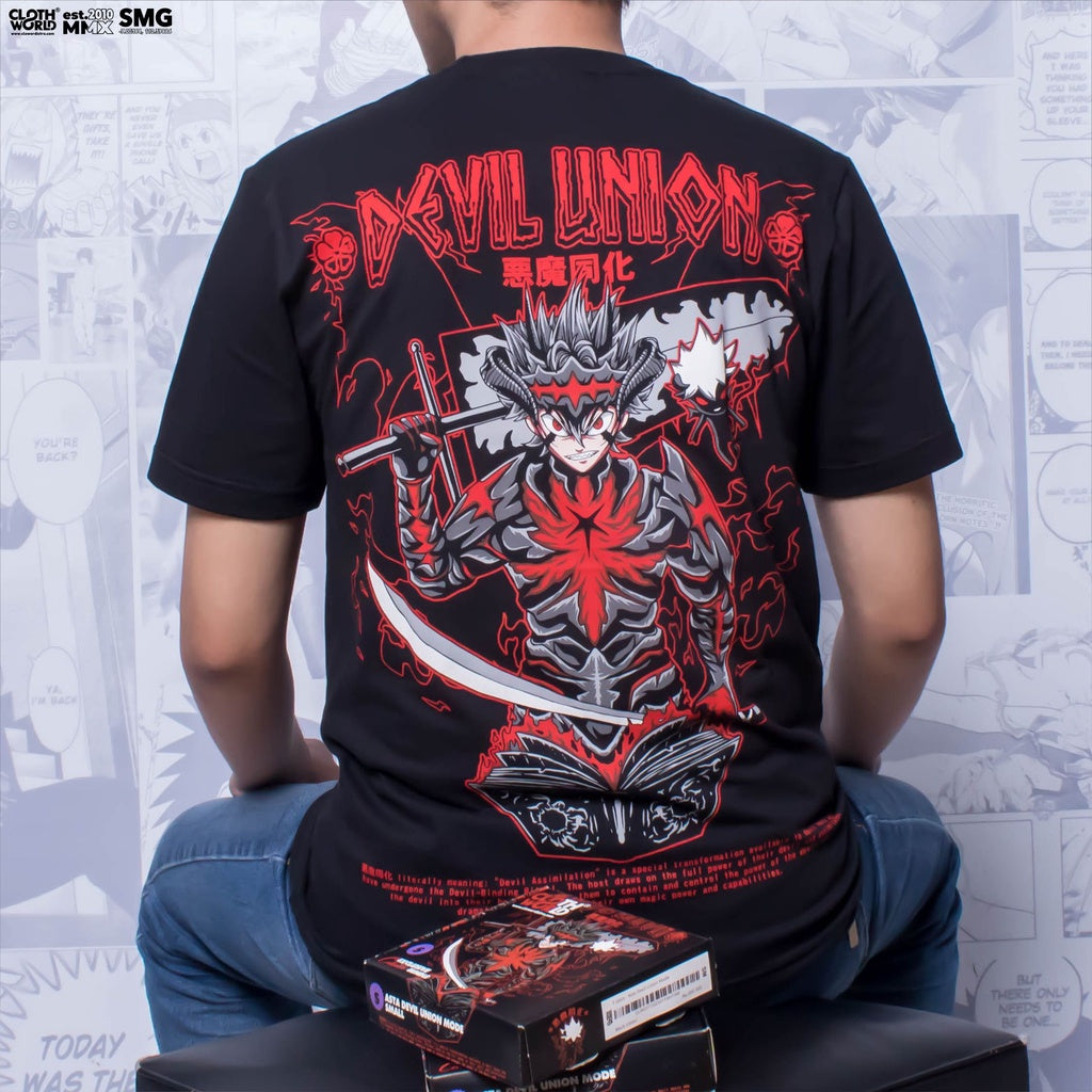 Asta Devil Union Mode T-Shirt - Black Clover Anime Apparel - Zewearsy