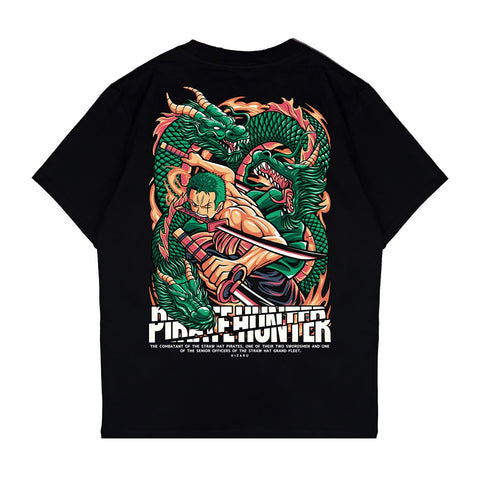 Japan Anime Short Sleeve T Shirt - One Piece RORONOA ZORO Japan Anime Short Sleeve T Shirt - One Piece RORONOA ZORO