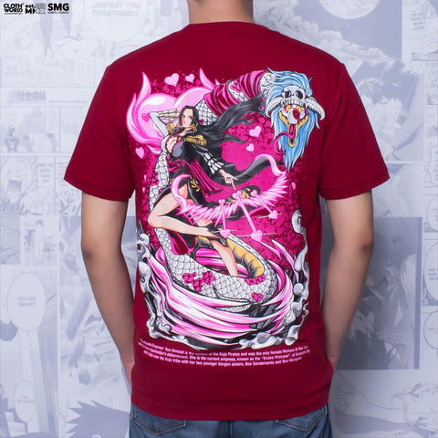 Boa Hancock The Pirate Empress T-Shirt - Kuja Pirates & Shichibukai | One Piece Anime Boa Hancock The Pirate Empress T-Shirt - Kuja Pirates & Shichibukai | One Piece Anime