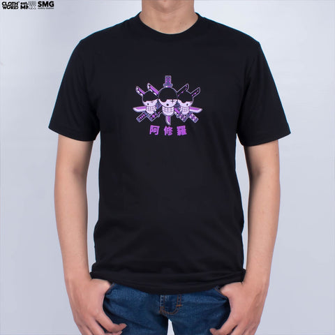 Roronoa Zoro Ashura Mode T-Shirt - Nine Swords Style Onigashima | One Piece Anime Streetwear Roronoa Zoro Ashura Mode T-Shirt - Nine Swords Style Onigashima | One Piece Anime Streetwear