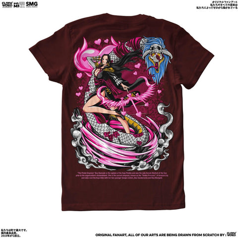 Boa Hancock The Pirate Empress T-Shirt - Kuja Pirates & Shichibukai | One Piece Anime Boa Hancock The Pirate Empress T-Shirt - Kuja Pirates & Shichibukai | One Piece Anime