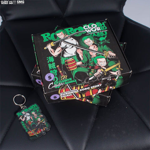 Roronoa Zoro Story T-Shirt - Strawhat Pirates Monsters Trio | One Piece Anime Roronoa Zoro Story T-Shirt - Strawhat Pirates Monsters Trio | One Piece Anime