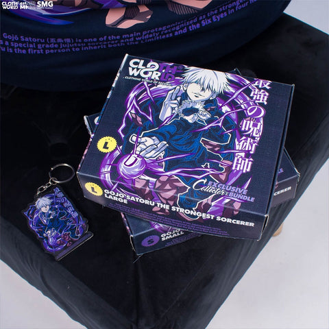 Gojo Satoru Six Eyes T-Shirt - Jujutsu Kaisen Anime Apparel Gojo Satoru Six Eyes T-Shirt - Jujutsu Kaisen Anime Apparel