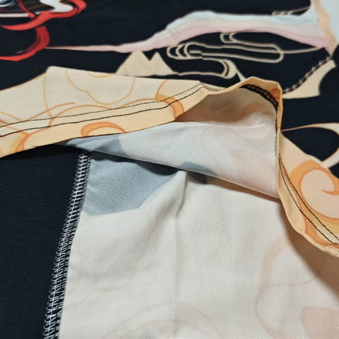 Kitsune Kimono Graphic Art Design - Unisex Japanese Apparel Kitsune Kimono Graphic Art Design - Unisex Japanese Apparel