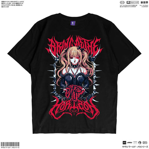 Band T Shirt Streetwear Style - BRING ME THE HORIZON DEATH NOTE | Japan Apparel Band T Shirt Streetwear Style - BRING ME THE HORIZON DEATH NOTE | Japan Apparel