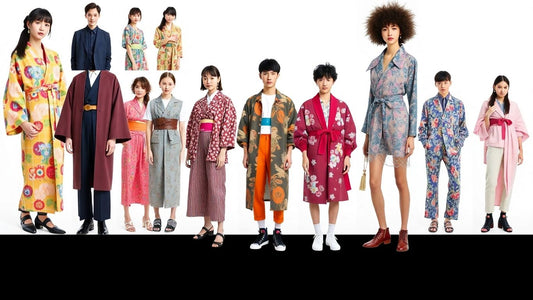 Japanese clothing styles from online stores.