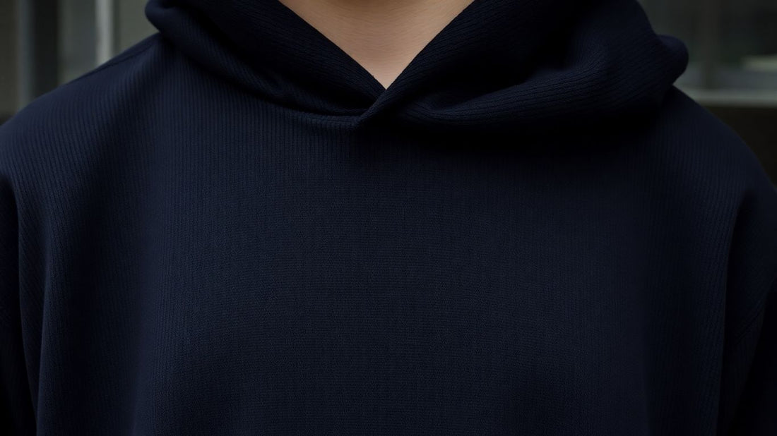 Black Japanese streetwear hoodie