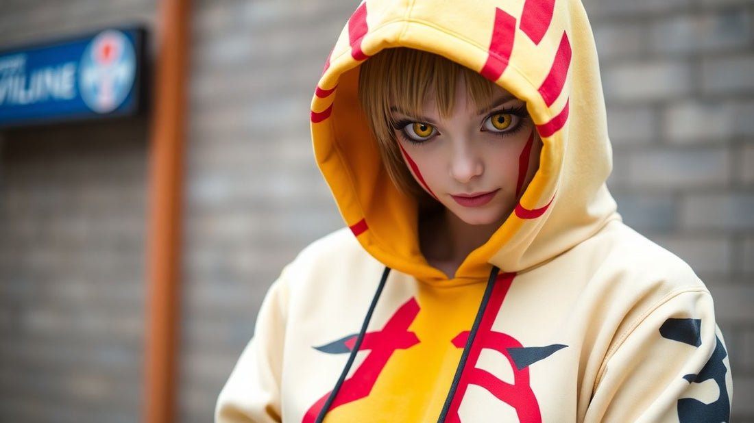 Himiko Toga hoodie with character-inspired design.