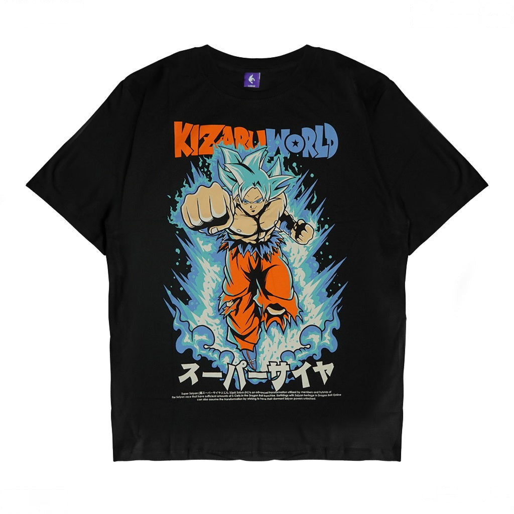 Dragon Ball anime t-shirt - Son Goku Ultra Instinct by Zewearsy
