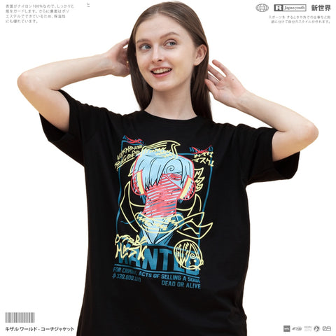 Japan Anime Short Sleeve T Shirt - One Piece SANJI O'SOBA MASK | Japan Apparel