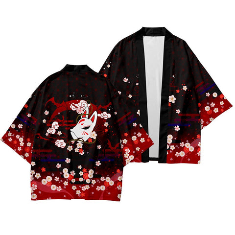 Japan Kitsune Graphic Design Kimono Unisex Oversized | Japan Apparel