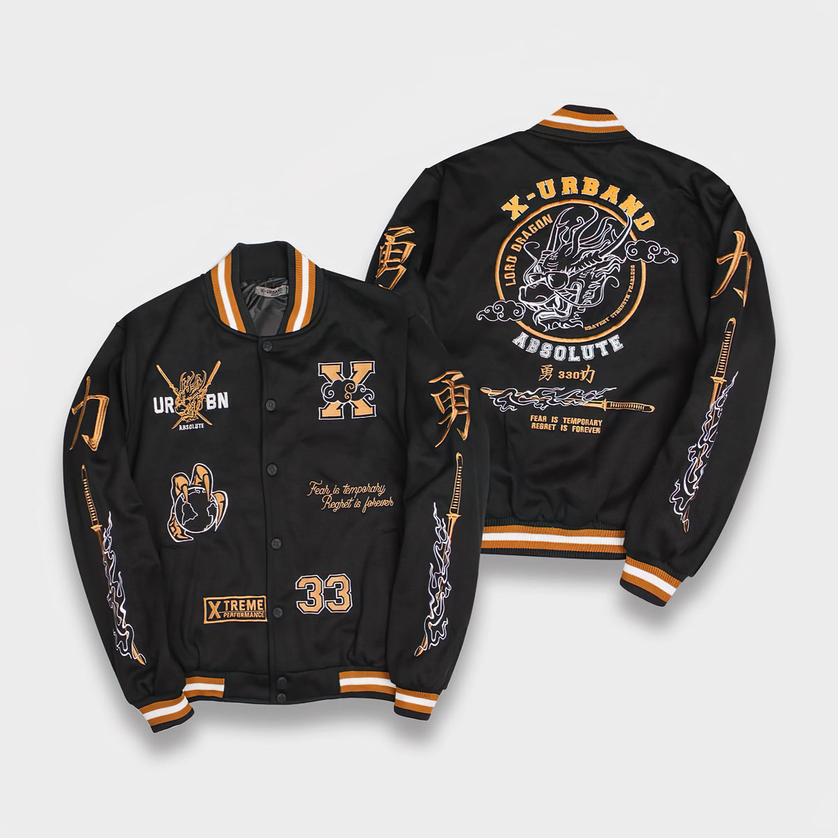 Japan Varsity Jacket Sukajan Full Embroidery - Modern Style harajuku - Japan Fashion | Zewearsy Store