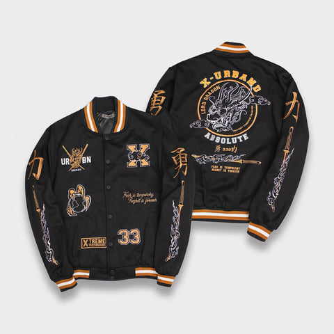 Japan Varsity Jacket Sukajan Full Embroidery - Modern Style harajuku - Japan Fashion | Zewearsy Store