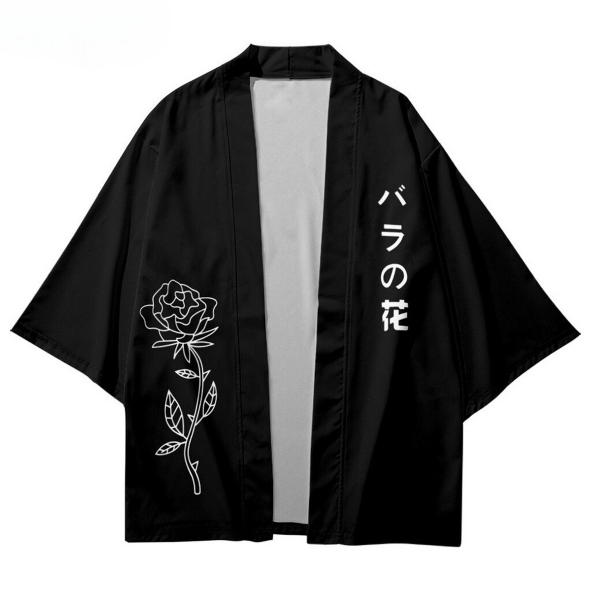 Rose Kanji Japan Kimono Art - Unisex Oversized | Zewearsy Store