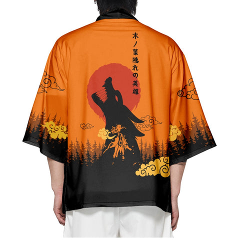 Naruto Kurama Art Fashion Kimono Unisex Oversized Design | Zewearsy Store