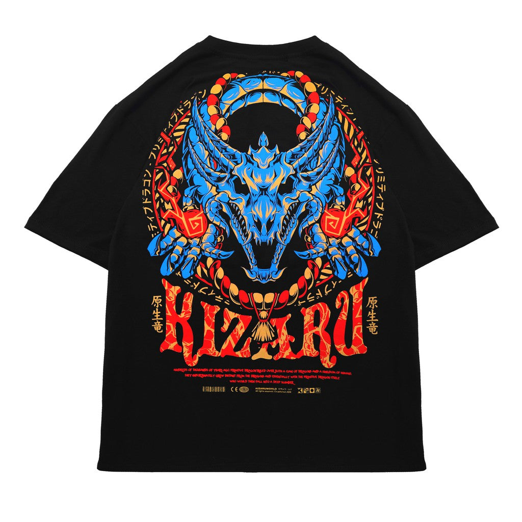 Japan Streetwear Short Sleeve Oversize T Shirt - Origin PRIMITIVE DRAGON | Japan Apparel | Zewearsy Store