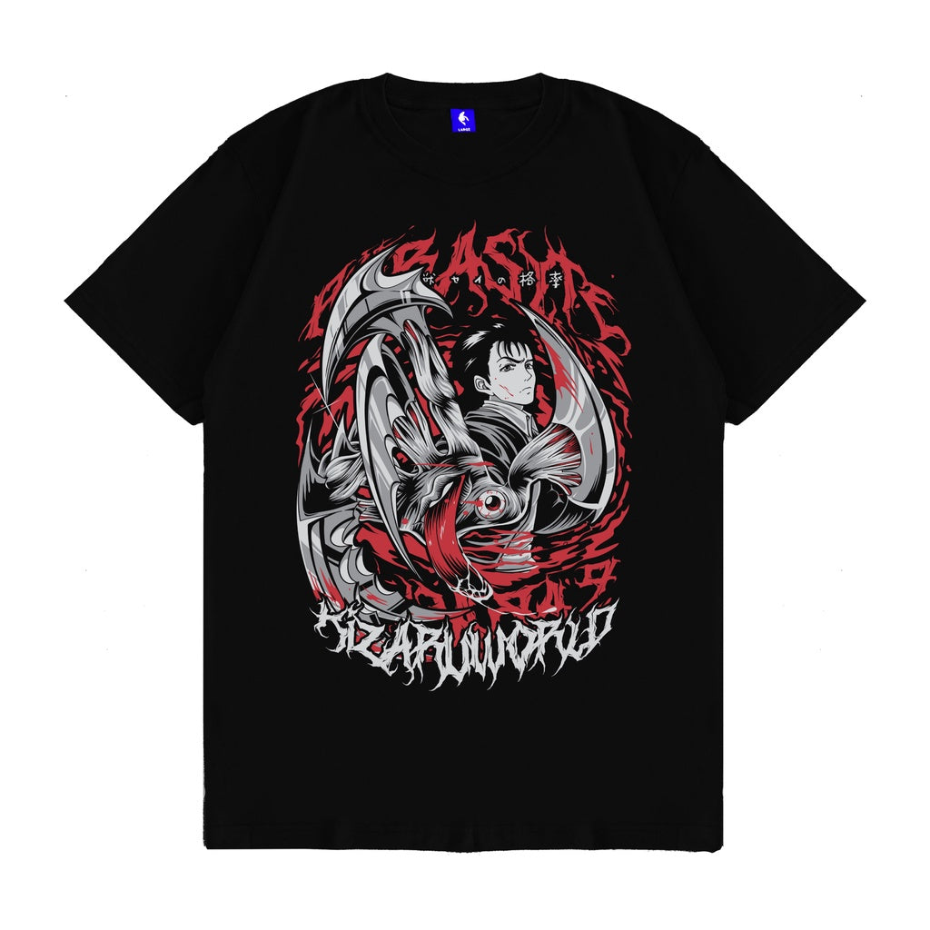 Japan Anime Short Sleeve T Shirt - Gothic Series PARASYTE | Japan Apparel | Zewearsy Store