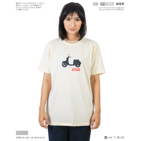 Japan Streetwear Short Sleeve T Shirt - Origin RIDER | Japan Apparel | Zewearsy Store