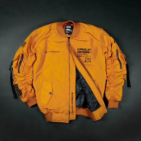 Cyberpunk Bomber Jacket – KRMLN Genesis .01 | Techwear Streetwear Unisex