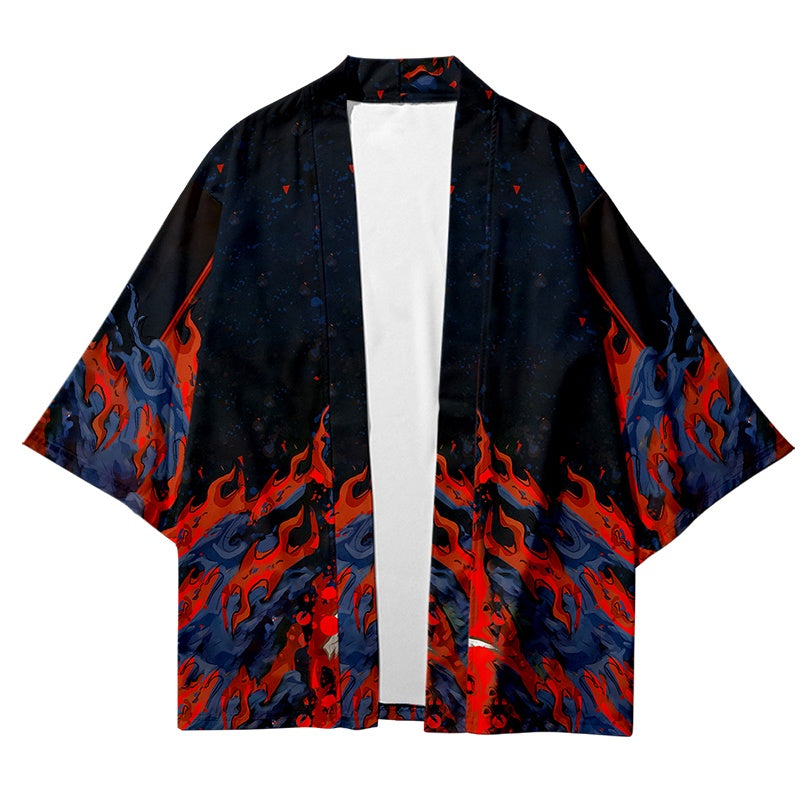 Lion Dance Art Kimono's Unisex | Japan Apparel