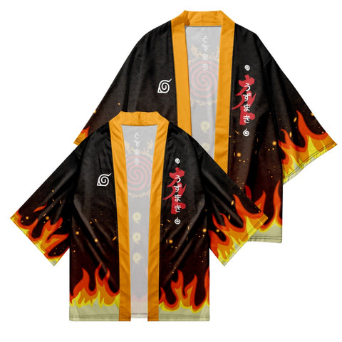 Naruto nine tails Kimono Art Fashion | Japan Apparel