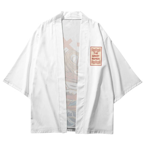 Ramen Art Kimono Short Sleeve Unisex Sublimation | Zewearsy Store