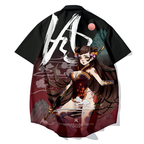 Japanese Anime Kimono Short Sleeve Dress