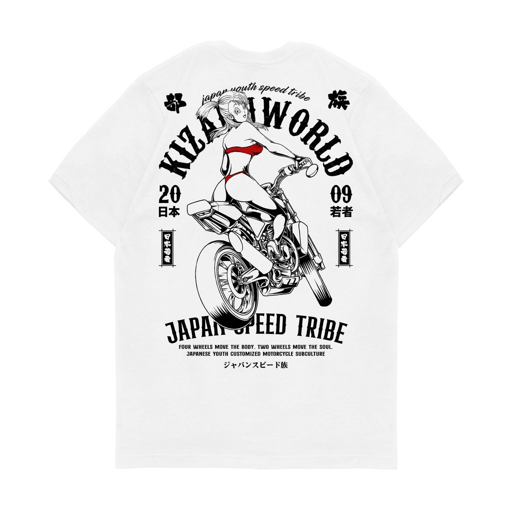 Japan Streetwear Short Sleeve T Shirt - Motor Series SPEED TRIBE BULMA | Japan Apparel | Zewearsy Store