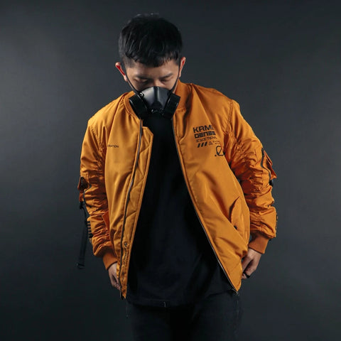 Cyberpunk Bomber Jacket – KRMLN Genesis .01 | Techwear Streetwear Unisex