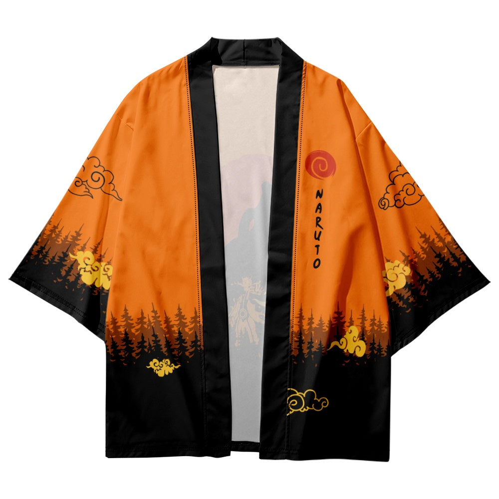 Naruto Kurama Art Fashion Kimono Unisex Oversized Design | Zewearsy Store