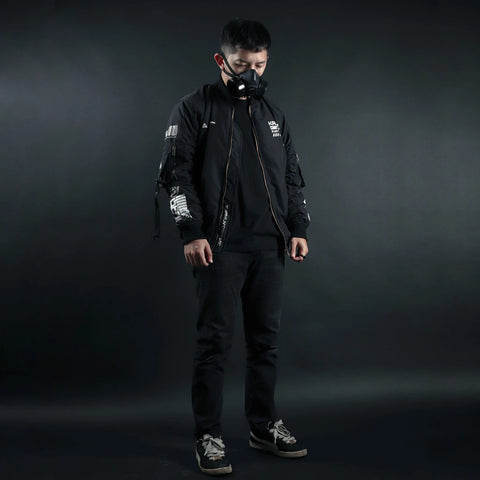 Cyberpunk Bomber Jacket – KRMLN Genesis .01 | Techwear Streetwear Unisex