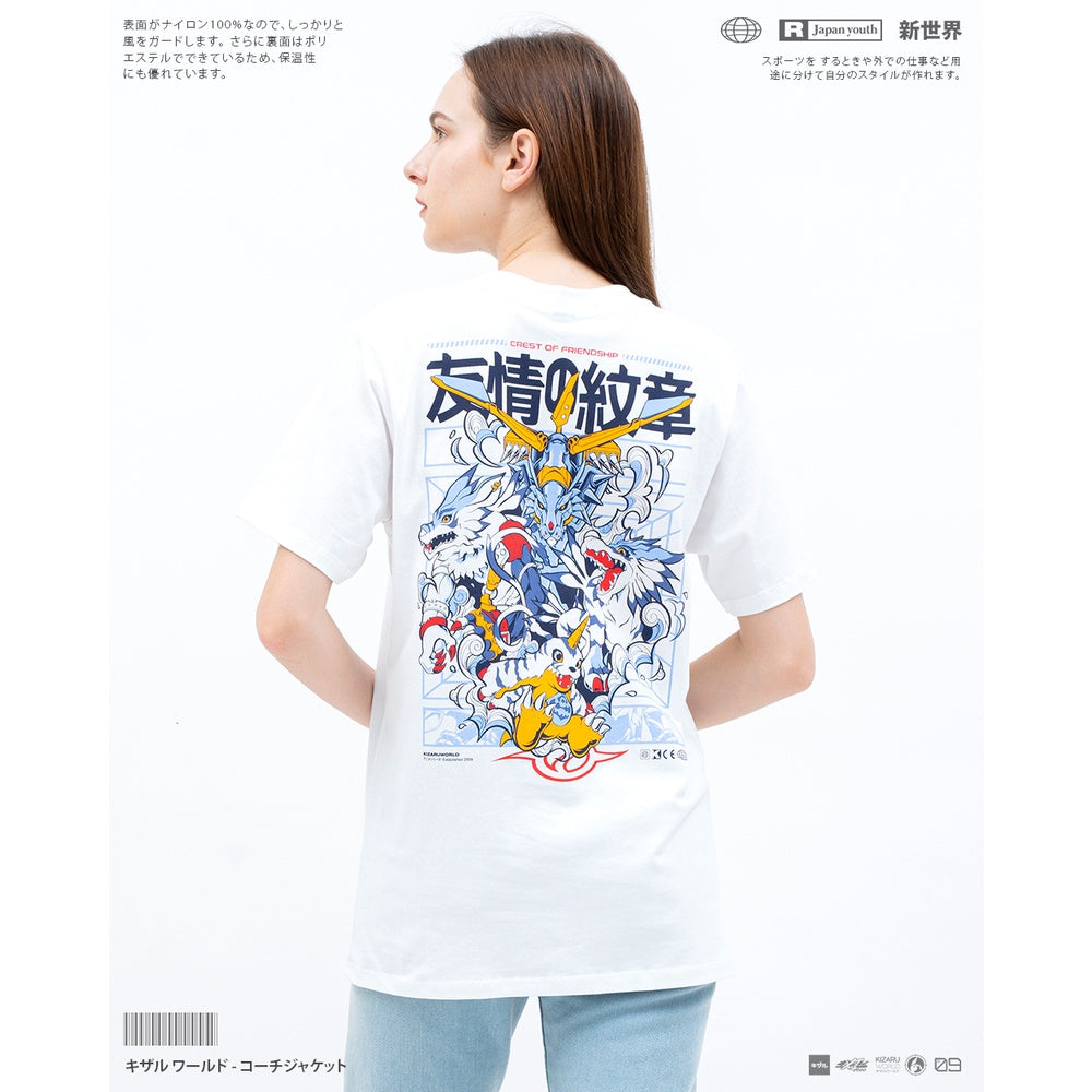 Japan Anime Short Sleeve T Shirt - Digimon GABUMON | Japan Apparel