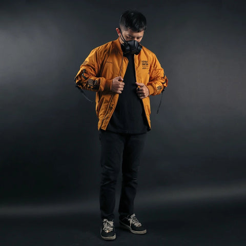 Cyberpunk Bomber Jacket – KRMLN Genesis .01 | Techwear Streetwear Unisex
