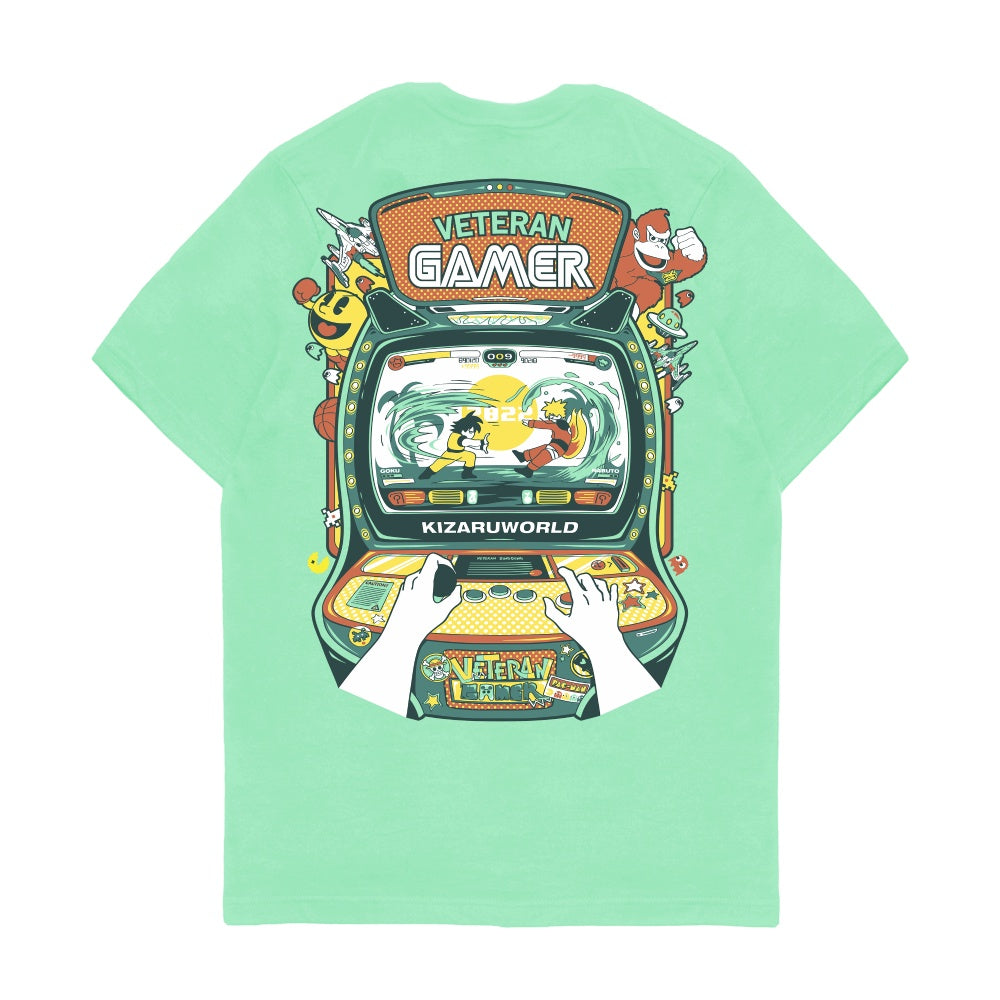 Japan Streetwer Short Sleeve T Shirt - Origin VETERAN GAMER | Japan Apparel